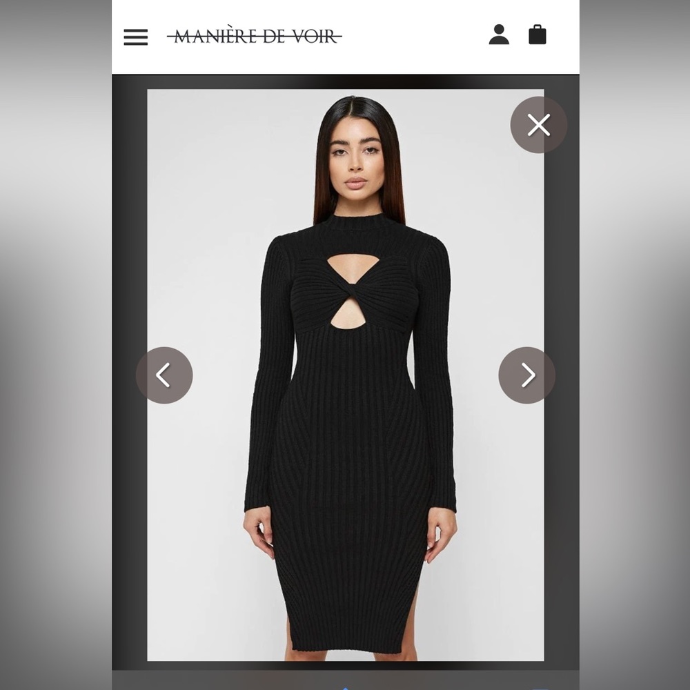 Like new bust twist dress